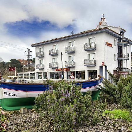 Hostal Bonavista Blanes Bagian luar foto